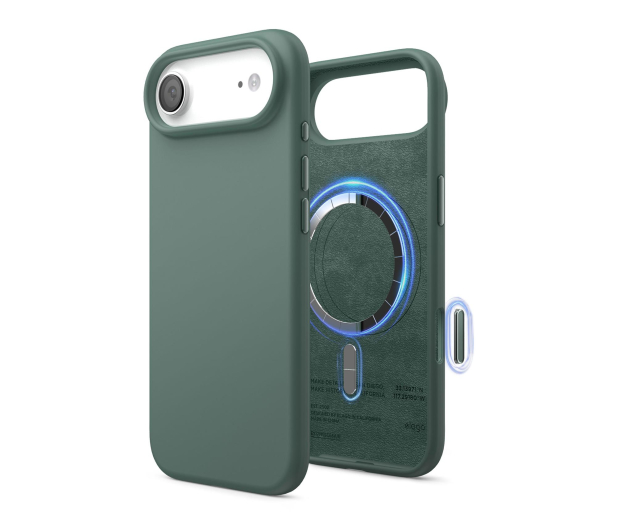 Elago Magsafe Silicon Case do iPhone 17 AIR Midnight Green - 1360431 - zdjęcie